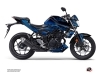 Yamaha MT 03 Street Bike Mission Graphic Kit Blue Black