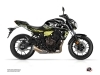 Yamaha MT 07 Street Bike Mission Graphic Kit Black Yellow