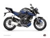 Yamaha MT 125 Street Bike Mission Graphic Kit Black Blue