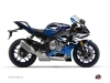 Yamaha R1 Street Bike Mission Graphic Kit Black Blue