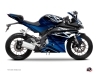 Yamaha R125 Street Bike Mission Graphic Kit Black Blue