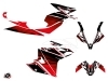 Yamaha R125 Street Bike Mission Graphic Kit Red