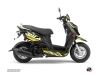 Yamaha ZUMA 50FX Scooter Mission Graphic Kit Black Yellow