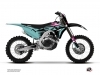 Kit Déco Moto Cross Nasting Honda 250 CRF Turquoise