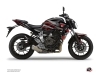 Yamaha MT 07 Street Bike Night Graphic Kit Black Red