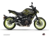 Yamaha MT 09 Street Bike Night Graphic Kit Black Yellow