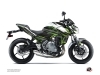 Kawasaki Z 650 Street Bike Night Graphic Kit White Green