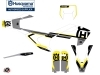 Husqvarna 350 FE Dirt Bike Nova Graphic Kit Black