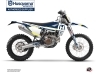 Husqvarna 150 TE Dirt Bike Nova Graphic Kit Blue