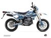Kit Déco Moto Oblik Suzuki DRZ 400 SM Blanc
