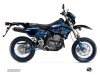 Kit Déco Moto Cross Oblik Suzuki DRZ 400 SM Bleu