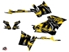 Polaris 450 Sportsman ATV Ohlins Graphic Kit Grey Yellow