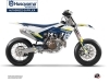 Kit Déco Moto Cross Orbit Husqvarna 450 FS Blanc