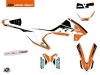 Kit Déco Moto Cross Origin-K22 KTM 65 SX Noir