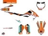 KTM 50 SX Dirt Bike Origin-K23 Graphic Kit Orange