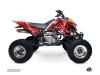 Polaris Outlaw 525 ATV Outlaw Graphic Kit Black Red