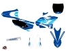 Yamaha 125 YZ Dirt Bike Outline Graphic Kit Blue