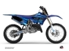 Yamaha 125 YZ Dirt Bike Outline Graphic Kit Cyan