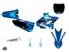 Yamaha 125 YZ Dirt Bike Outline Graphic Kit Cyan