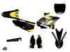 Yamaha 125 YZ Dirt Bike Outline Graphic Kit Yellow