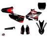 Yamaha 125 YZ Dirt Bike Outline Graphic Kit Red