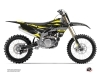 Yamaha 450 YZF Dirt Bike Outline Graphic Kit Yellow