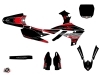 Yamaha 450 YZF Dirt Bike Outline Graphic Kit Red