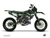 PACK BARBARIAN Graphic Kit + Seat Cover Rieju MRT 50 Green