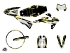 PACK Kit Déco + Housse de Selle 50cc BARBARIAN Fantic XM 50 Jaune Neon