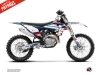 Kit Déco Moto Cross Patriot KTM 125 SX Bleu