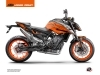 KTM Duke 790 Street Bike Perform Graphic Kit Orange Black 