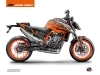 Kit Déco Moto Perform KTM Duke 890 R Orange Noir