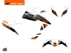 KTM Duke 125 Street Bike Perform Graphic Kit Black White