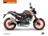 Kit Déco Moto Perform KTM Duke 690 R Noir Blanc