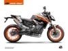 Kit Déco Moto Perform KTM Duke 790 Noir Blanc