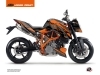 Kit Déco Moto Perform KTM Super Duke 990 R Noir Orange