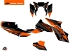 KTM Super Duke 990 R Street Bike Perform Graphic Kit Black Orange