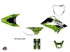 Kawasaki 110 KLX Dirt Bike Predator Graphic Kit Black Green