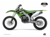 Kit Déco Moto Cross Predator Kawasaki 250 KX Noir Vert LIGHT