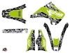 Kawasaki 250 KX Dirt Bike Predator Graphic Kit Green LIGHT