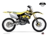 Suzuki 125 RM Dirt Bike Predator Graphic Kit Black Yellow LIGHT