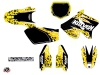 Suzuki 125 RM Dirt Bike Predator Graphic Kit Black Yellow