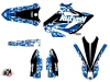 Yamaha 125 YZ Dirt Bike Predator Graphic Kit Blue LIGHT