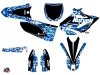 Kit Déco Moto Cross Predator Yamaha 125 YZ Bleu