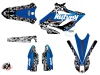 Kit Déco Moto Cross Predator Yamaha 125 YZ Noir Bleu LIGHT