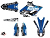 Kit Déco Moto Cross Predator Yamaha 250 YZ Noir Bleu LIGHT