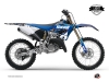 Yamaha 125 YZ Dirt Bike Predator Graphic Kit Black Blue LIGHT