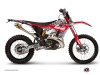 GASGAS 125 EC Dirt Bike Predator Graphic Kit Black Red