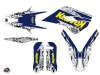 Kit Déco Moto Cross Predator Husqvarna 125 TE Violet Jaune LIGHT