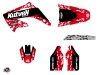 Honda 125 CR Dirt Bike Predator Graphic Kit Red LIGHT